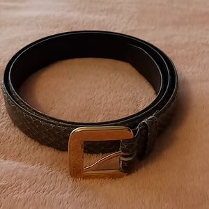 Sunco Gray Snakeskin belt